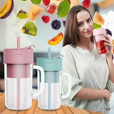 Licuadora portátil inalámbrica con pajita | BLENDZY