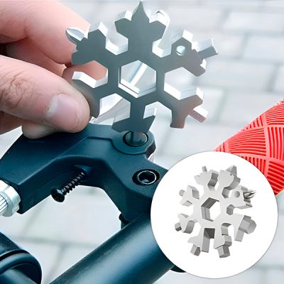 Multiherramienta 18 en 1 con forma de copo de nieve | MULTIFLAKE